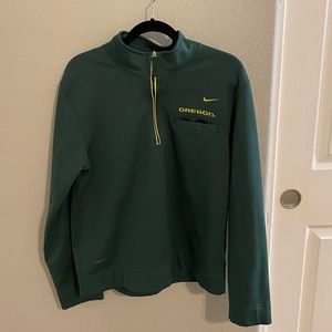 Oregon Ducks Nike Quarter Zip Jacket